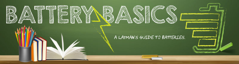 Everything You Need to Know About Batteries and Chargers Battery Basics tutorial logo