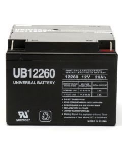 UPG UB12260 12 Volt 26Ah Battery