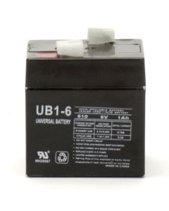 UPG UB610 6 Volt 1Ah Battery