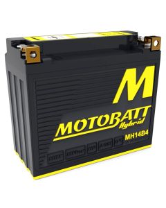 MH14B4 MotoBatt Hybrid AGM Lithium Motorcycle Battery