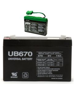 DMU6-8 Old IAKB0509 Replacement Peg Perego Battery (AKA: IAKB0508 Slim)