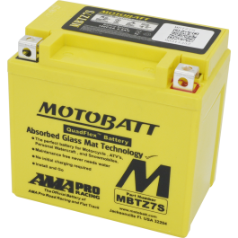 MotoBatt QuadFlex Motorcycle | MBTZ7S AGM Battery