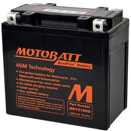 MBYZ16H AGM Battery YTX14-BS Replacement