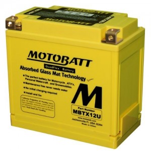 MotoBatt MBTX12U Motorcycle Battery