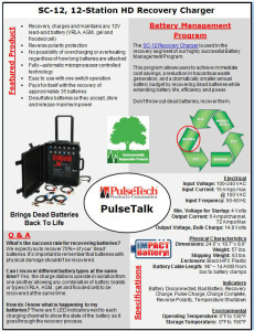 SC-12 Recovery Charger Pulse Talk 2015-07