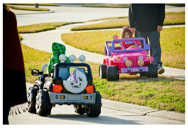 Kids Riding Power Wheels Toys