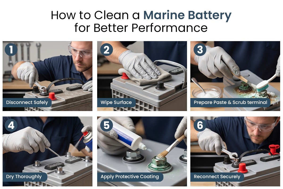 How to Clean a Marine Battery for Better Performance